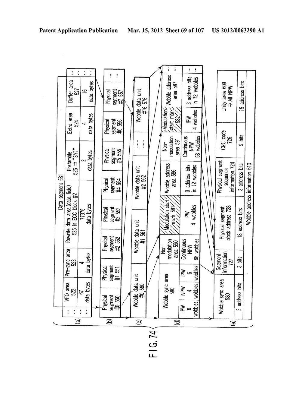 Write-once type information storage medium (disk structure of recording     type information storage medium having structure in which recording layer     formed on transparent susbstrate is defined as inside), and information     reproducing method or information recording method as well as storage     medium manufacturing - diagram, schematic, and image 70