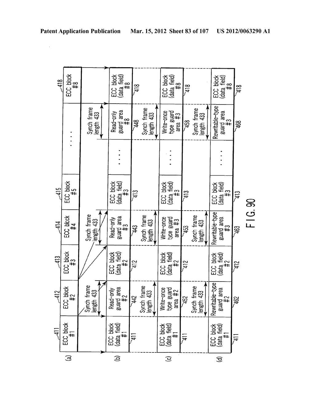 Write-once type information storage medium (disk structure of recording     type information storage medium having structure in which recording layer     formed on transparent susbstrate is defined as inside), and information     reproducing method or information recording method as well as storage     medium manufacturing - diagram, schematic, and image 84