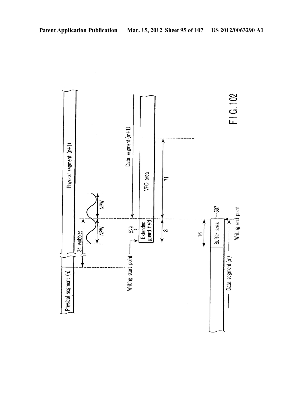 Write-once type information storage medium (disk structure of recording     type information storage medium having structure in which recording layer     formed on transparent susbstrate is defined as inside), and information     reproducing method or information recording method as well as storage     medium manufacturing - diagram, schematic, and image 96