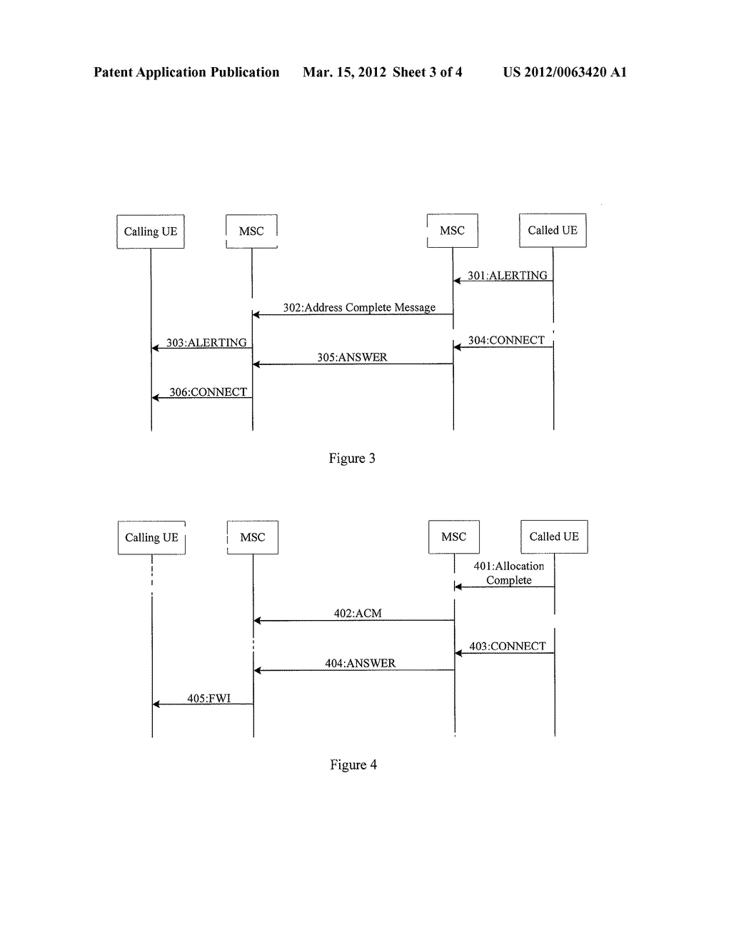 METHOD AND SYSTEM FOR CONTROLLING A CALL HANDOVER BETWEEN     TELECOMMUNICATION NETWORKS - diagram, schematic, and image 04