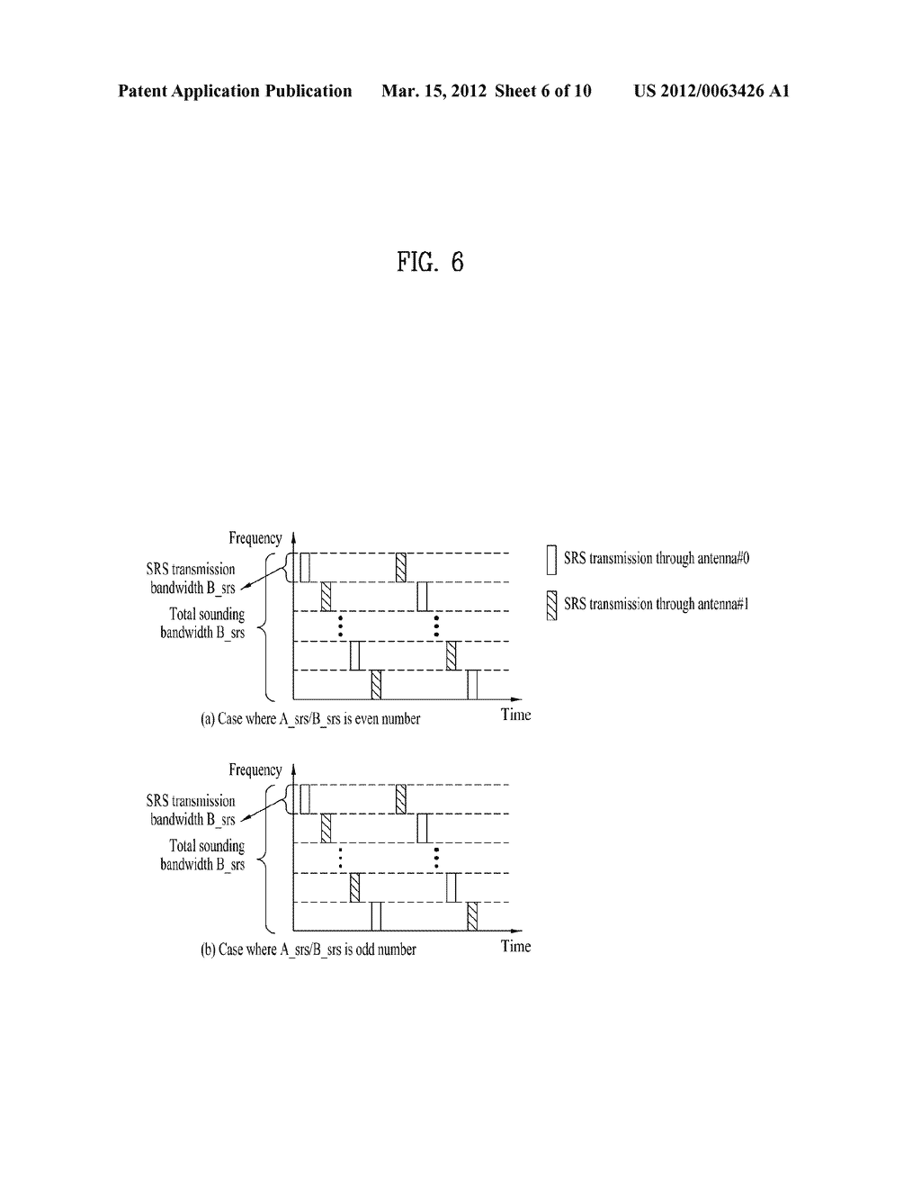 METHOD AND APPARATUS FOR TRANSMITTING SOUNDING REFERENCE SIGNAL IN RADIO     COMMUNICATION SYSTEM - diagram, schematic, and image 07