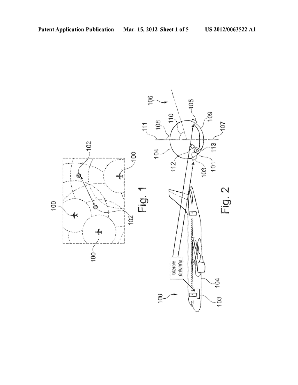 METHOD FOR DIRECTIONAL DIGITAL DATA TRANSMISSION BETWEEN AN AIRCRAFT AND A     GROUND STATION - diagram, schematic, and image 02