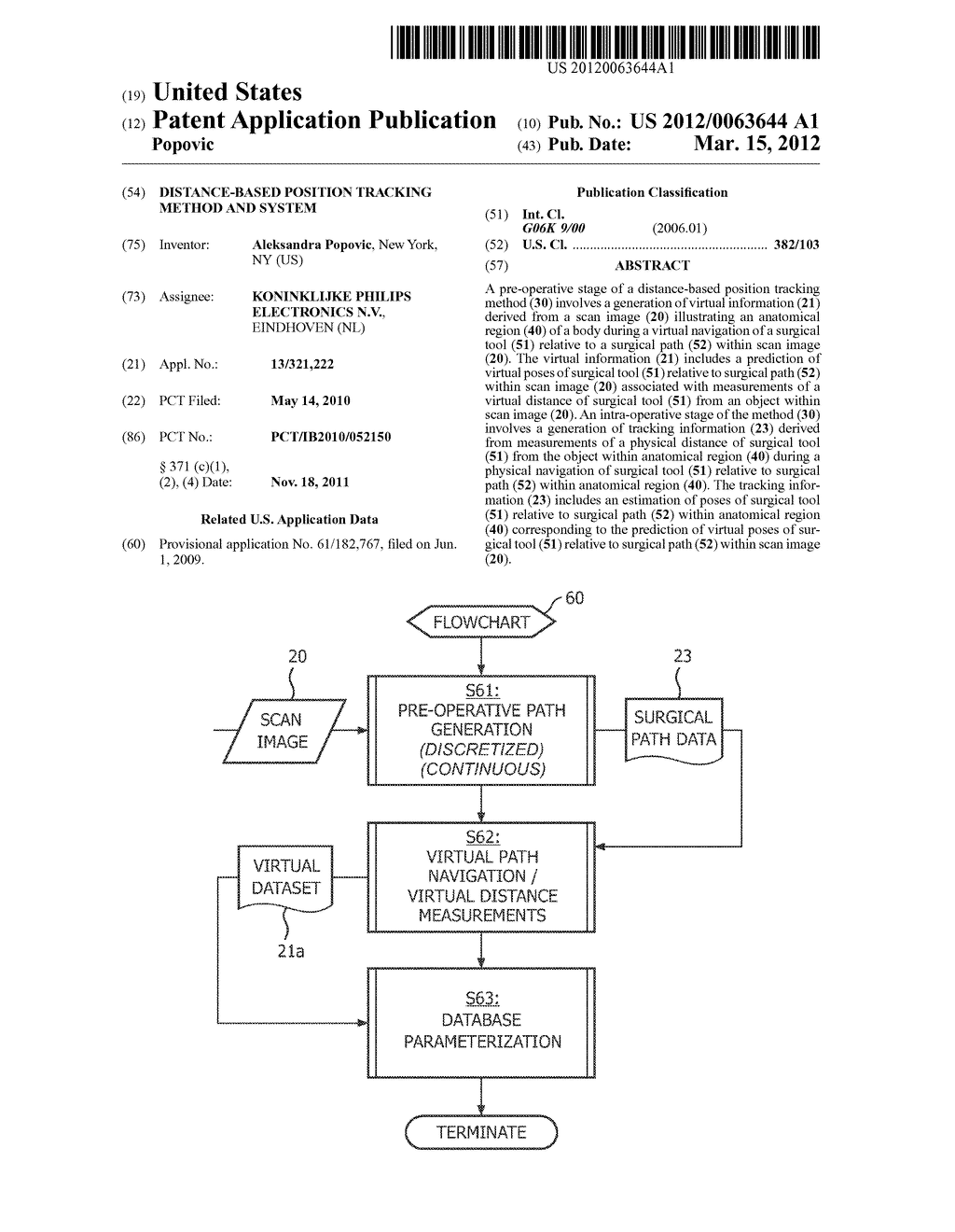 DISTANCE-BASED POSITION TRACKING METHOD AND SYSTEM - diagram, schematic, and image 01