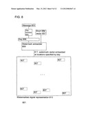 Visible authentication patterns for printed document diagram and image