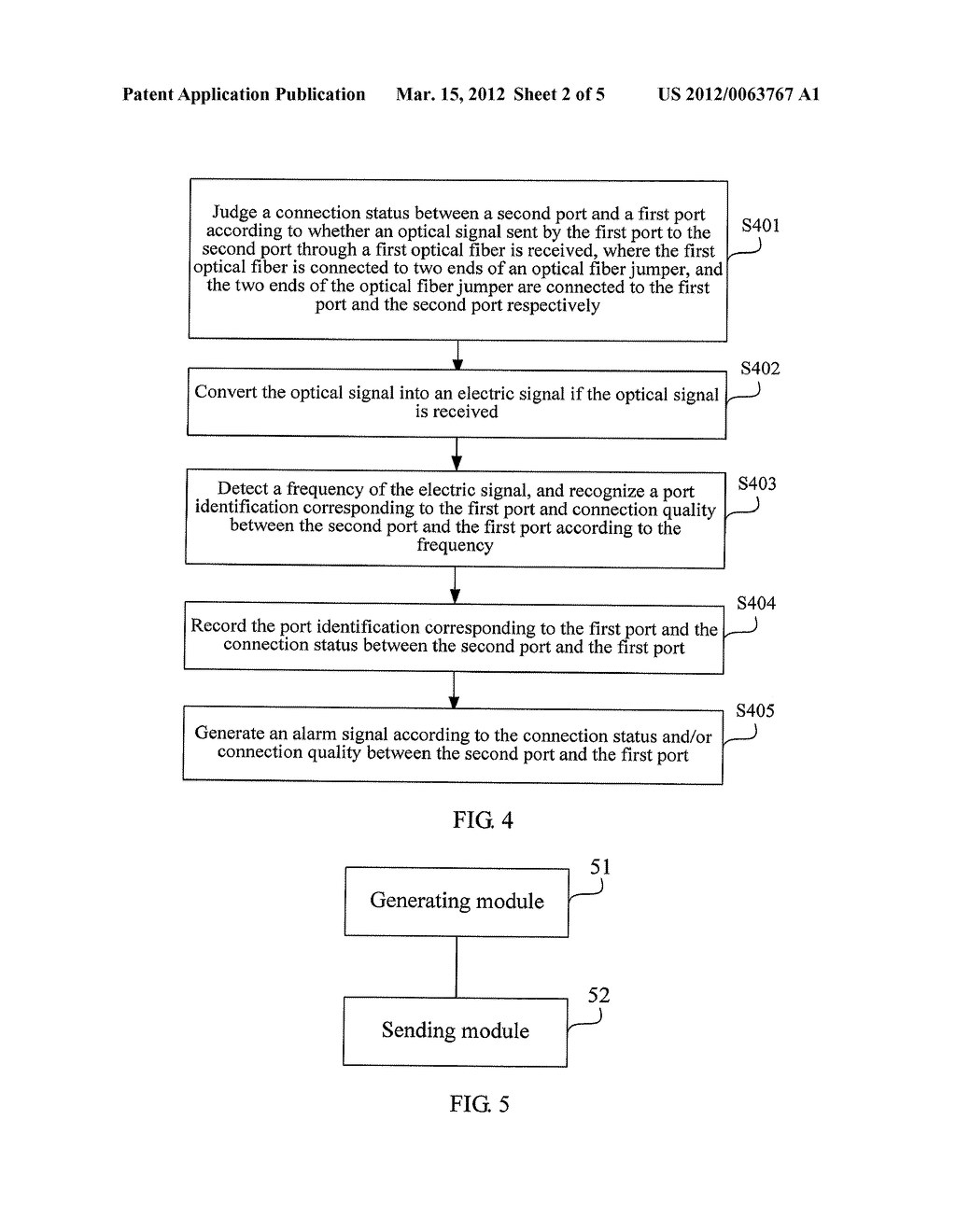 METHOD, APPARATUS AND SYSTEM FOR DETECTING CONNECTION STATUS OF OPTICAL     FIBER JUMPER - diagram, schematic, and image 03