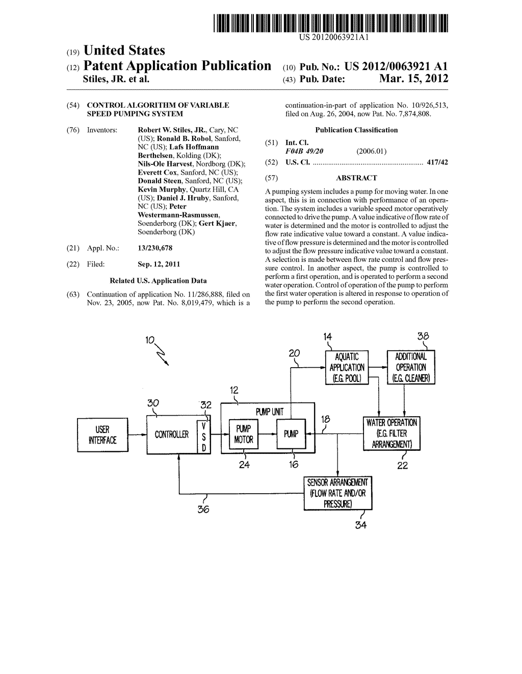 Control Algorithm of Variable Speed Pumping System - diagram, schematic, and image 01