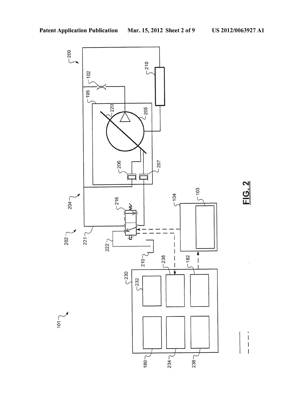 CONTROL AND DIAGNOSTIC SYSTEMS FOR A VARIABLE CAPACITY ENGINE OIL PUMP AND     AN ENGINE OIL PRESSURE SENSOR - diagram, schematic, and image 03