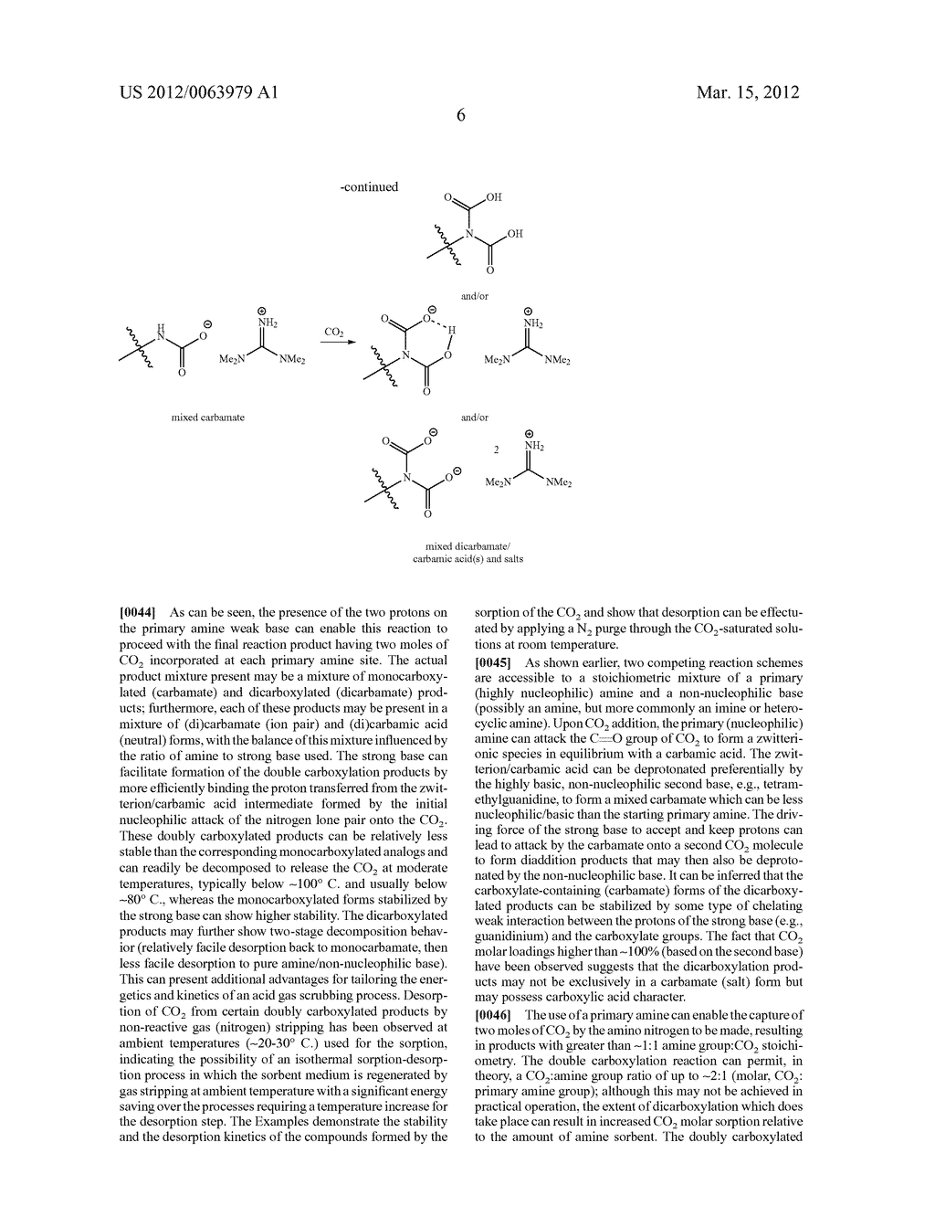 High CO2 to Amine Adsorption Capacity CO2 Scrubbing Processes - diagram, schematic, and image 12