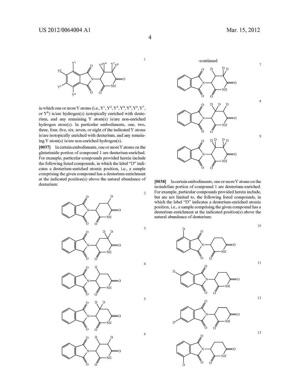 ISOTOPOLOGUES OF THALIDOMIDE - diagram, schematic, and image 05