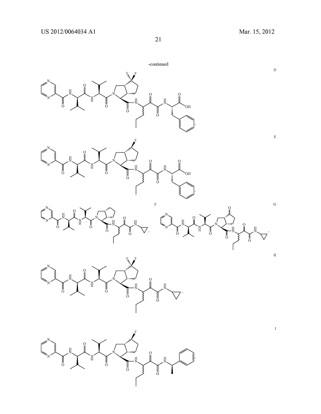 Peptidomimetic protease inhibitors - diagram, schematic, and image 36