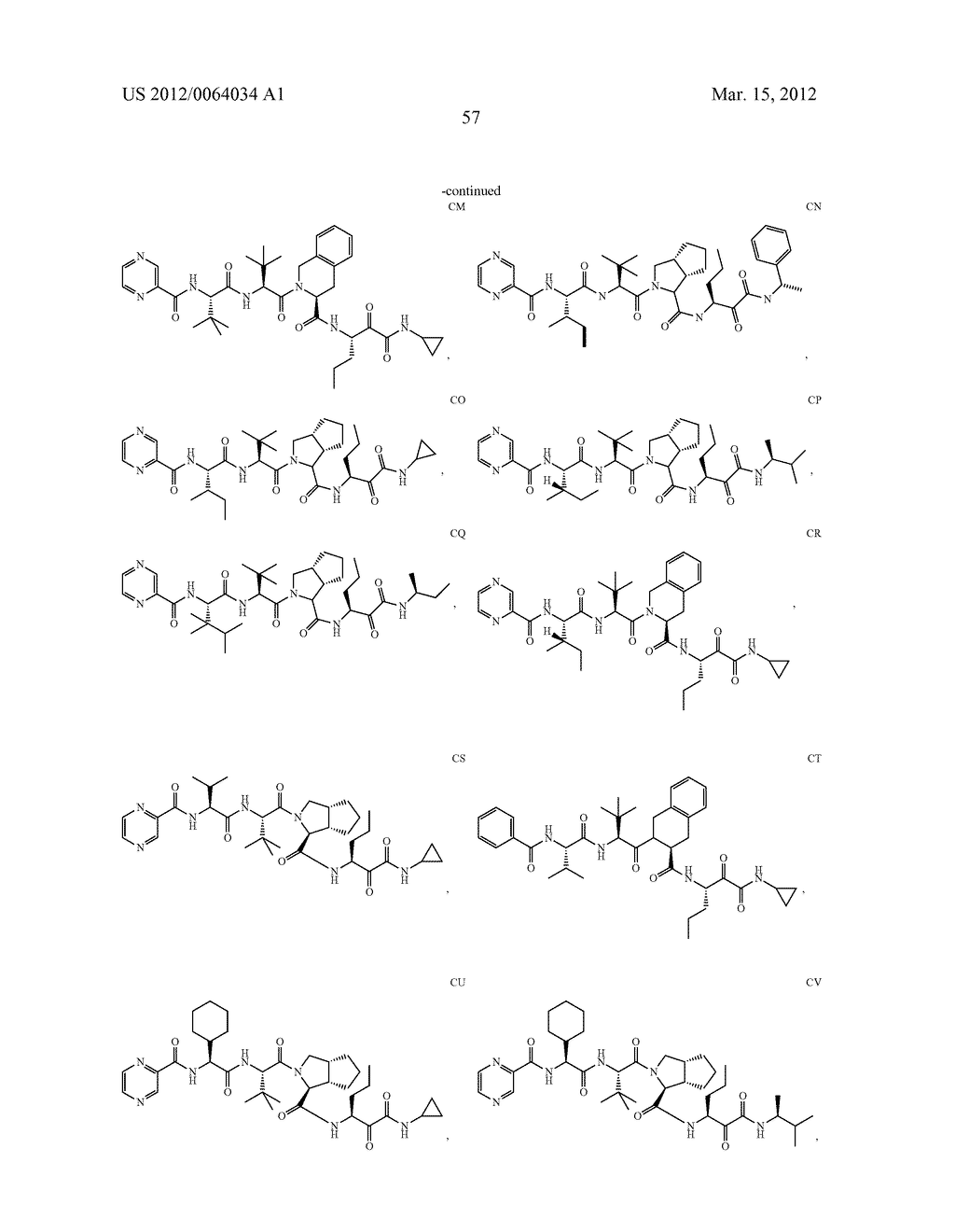 Peptidomimetic protease inhibitors - diagram, schematic, and image 72