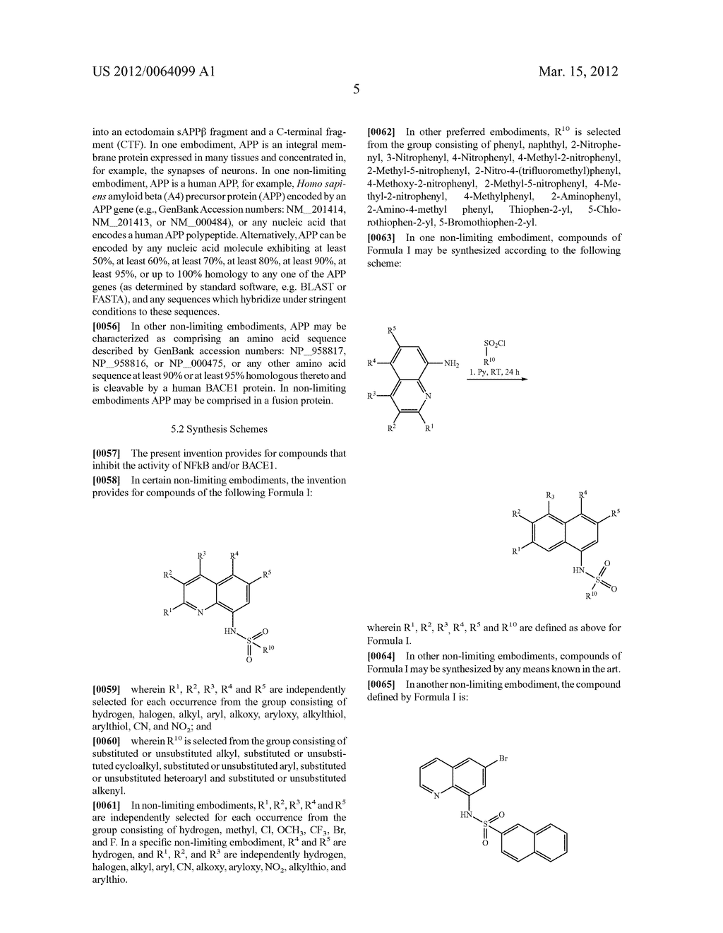 COMPOUNDS THAT INHIBIT NFKB AND BACE1 ACTIVITY - diagram, schematic, and image 22