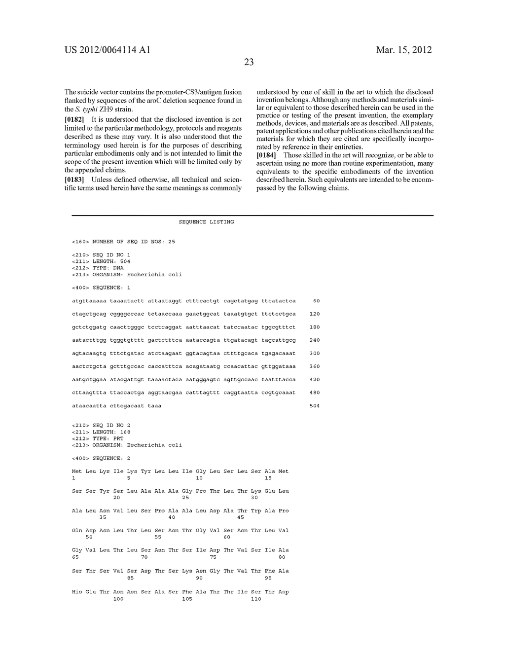 USE OF E. COLI SURFACE ANTIGEN 3 SEQUENCES FOR THE EXPORT OF HETEROLOGOUS     ANTIGENS - diagram, schematic, and image 39