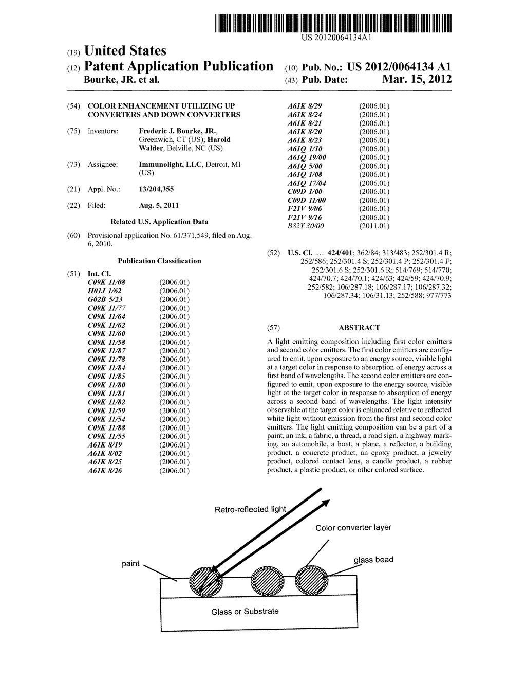 COLOR ENHANCEMENT UTILIZING UP CONVERTERS AND DOWN CONVERTERS - diagram, schematic, and image 01