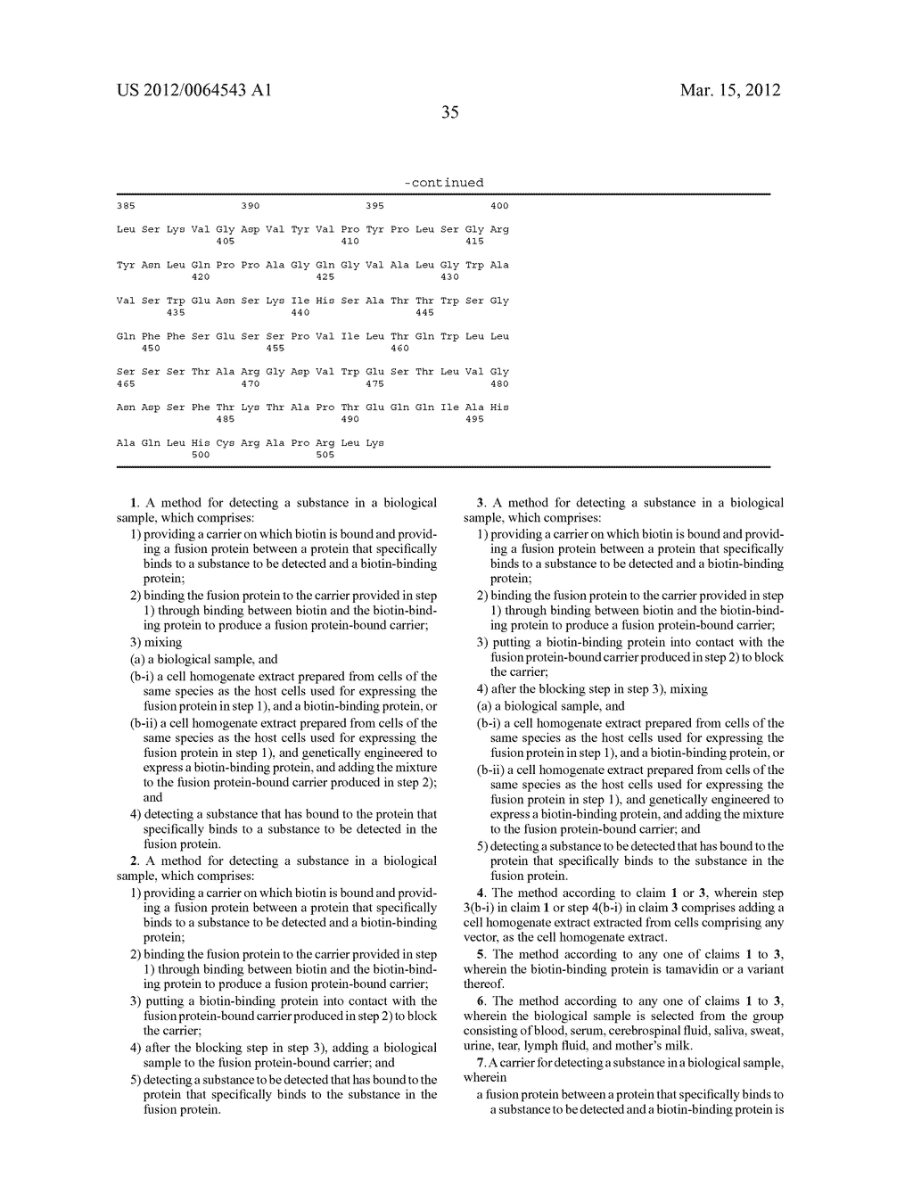 METHOD FOR DETECTING SUBSTANCE IN BIOLOGICAL SAMPLE - diagram, schematic, and image 40