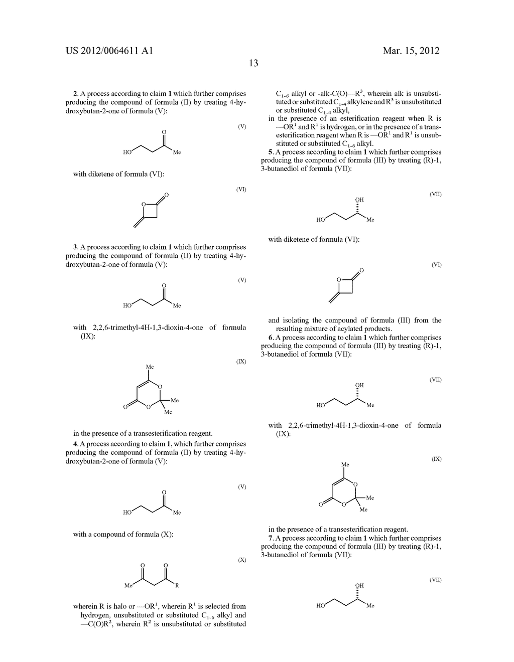 Process For The Preparation of (3R)-Hydroxybutyl (3R) -Hydroxybutyrate By     Enzymatic Enantioselective Reduction Employing Lactobacillus Brevis     Alcohol Dehydrogenase - diagram, schematic, and image 14