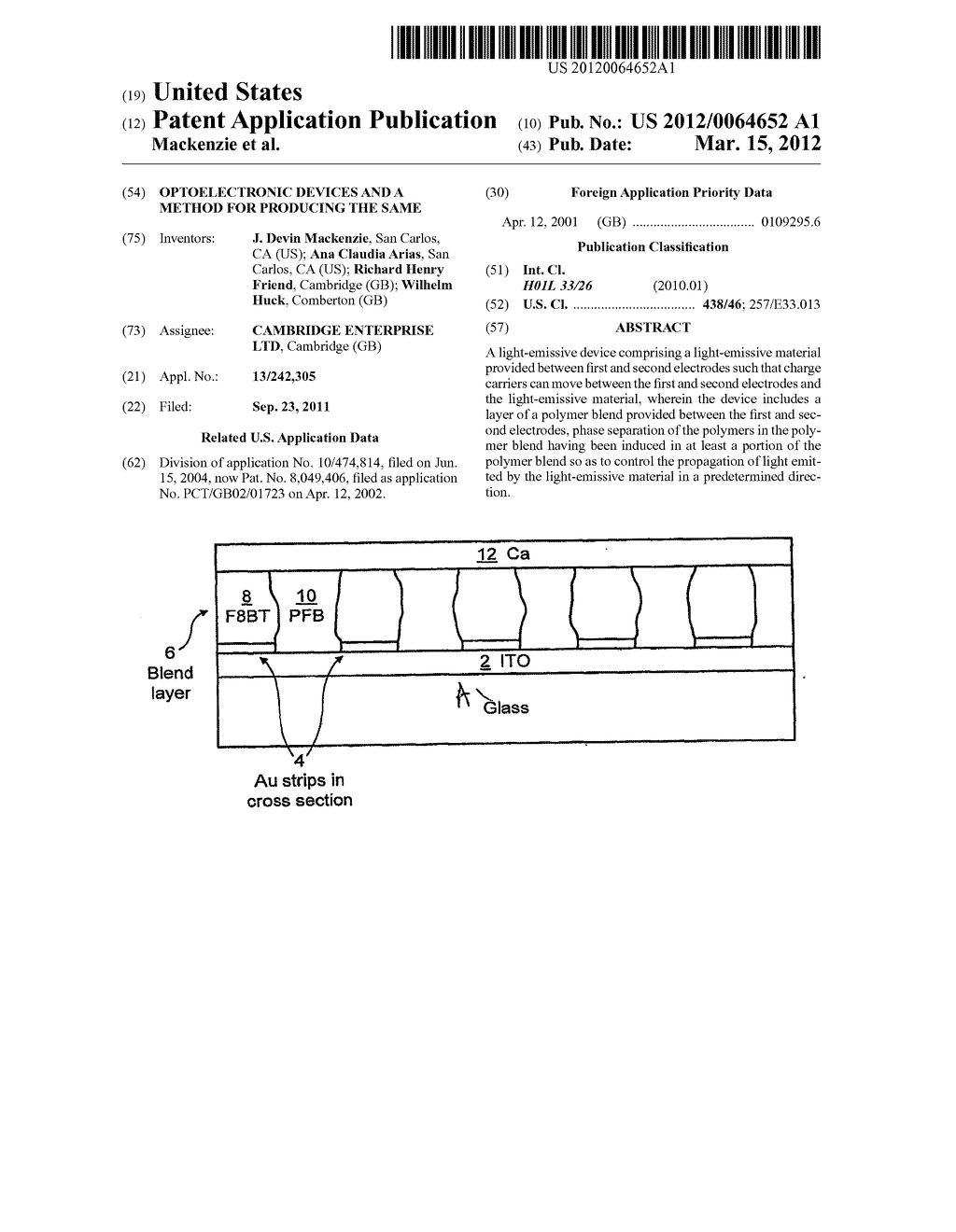 OPTOELECTRONIC DEVICES AND A METHOD FOR PRODUCING THE SAME - diagram, schematic, and image 01