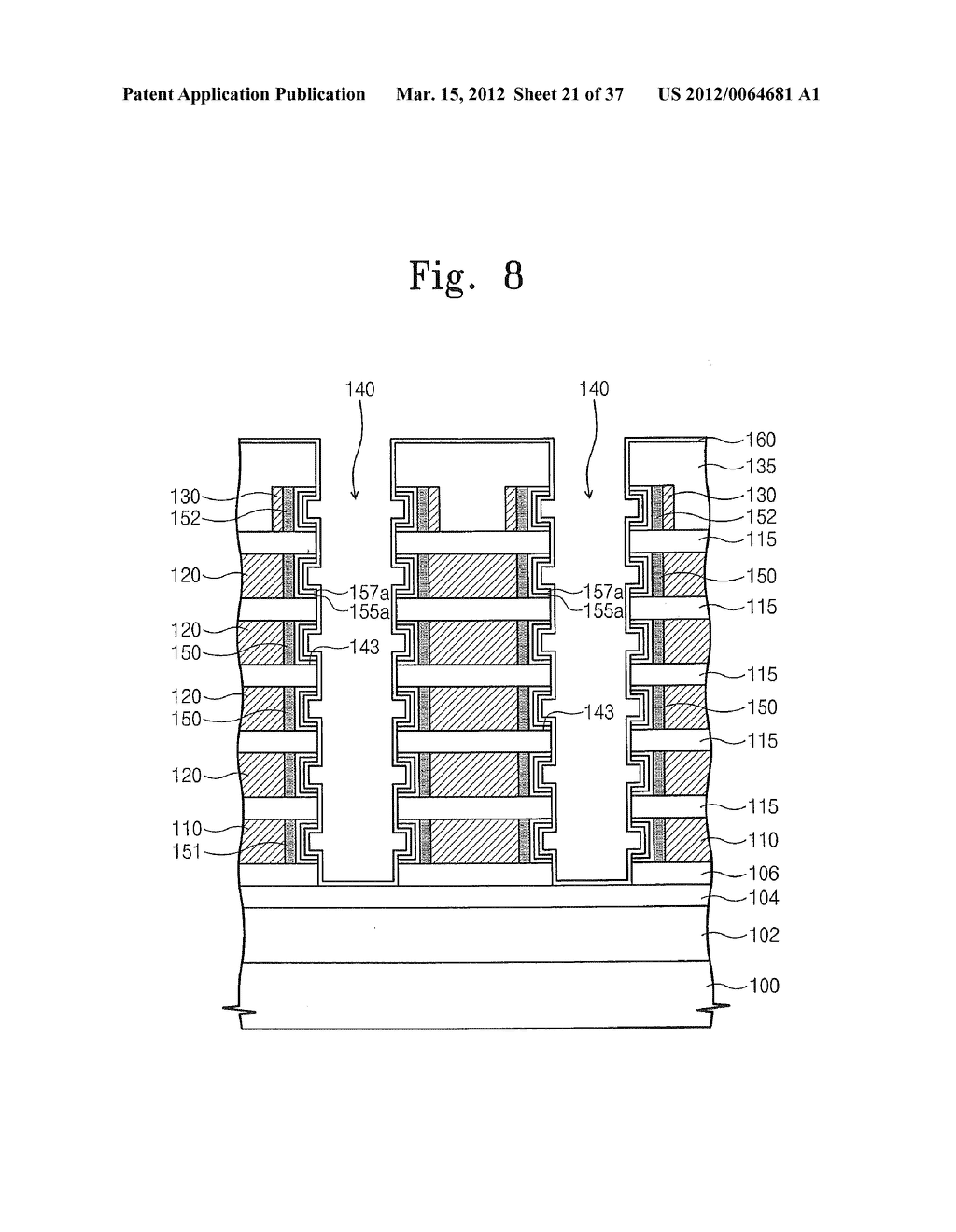 Semiconductor Memory Device And Method Of Forming The Same - diagram, schematic, and image 22