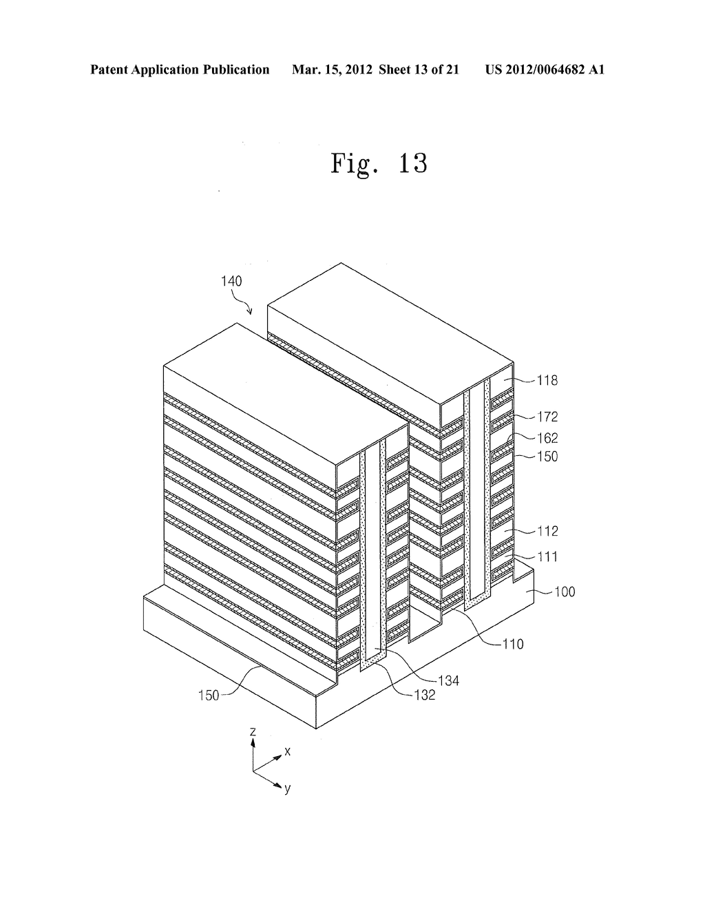 Methods of Manufacturing Three-Dimensional Semiconductor Memory Devices - diagram, schematic, and image 14