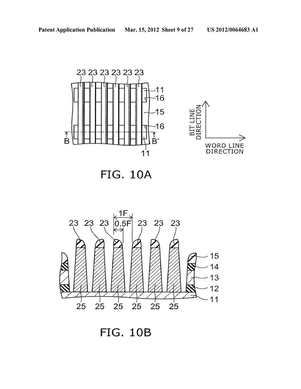 NONVOLATILE SEMICONDUCTOR MEMORY DEVICE AND METHOD FOR MANUFACTURING SAME - diagram, schematic, and image 10