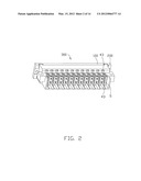 POWER RECEPTACLE WITH ENLARGED HEAT DISSIPATION PATH FORMED ON MATING FACE     AND POWER CONNECTOR ASSEMBLY THEREOF diagram and image