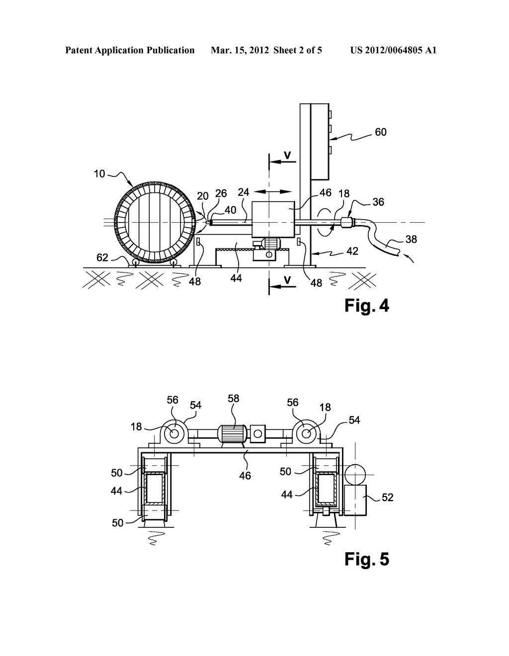 PROCESS FOR REGENERATING CASKS OR THE LIKE AND DEVICE FOR THE     IMPLEMENTATION THEREOF - diagram, schematic, and image 03