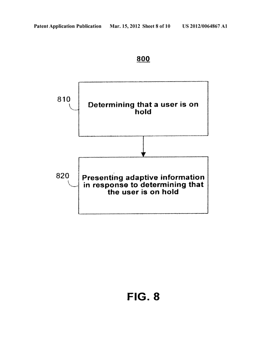 COMMUNICATIONS SYSTEM THAT PROVIDES USER-SELECTABLE DATA WHEN USER IS     ON-HOLD - diagram, schematic, and image 09