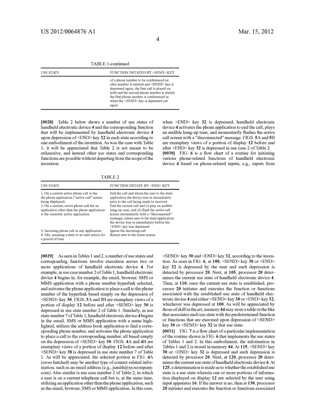 HANDHELD ELECTRONIC DEVICE INCLUDING CROSS APPLICATION USE OF PHONE     RELATED INPUTS, AND ASSOCIATED METHOD - diagram, schematic, and image 10