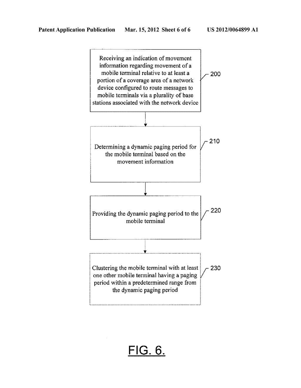 Method and Apparatus for Providing a Dynamic Paging Period - diagram, schematic, and image 07