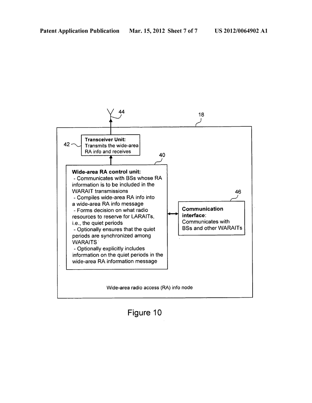 Method and apparatus for transmitting available radio access possibilities     in a communications area - diagram, schematic, and image 08