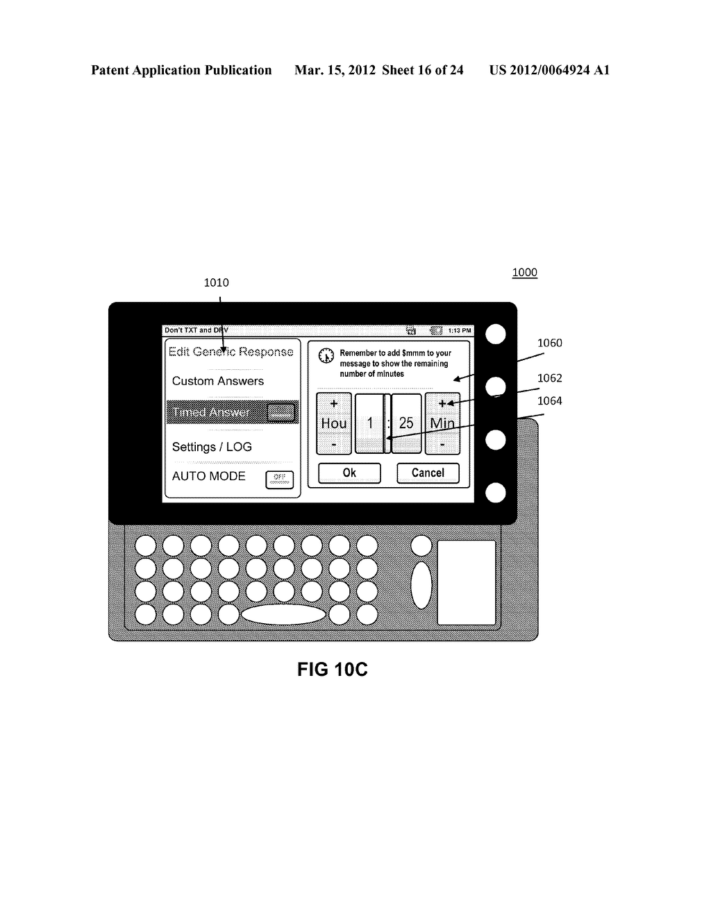 Reducing driver distraction due to mobile text messaging - diagram, schematic, and image 17