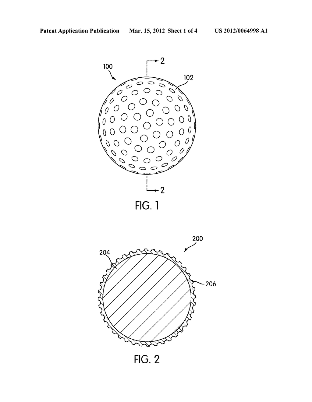 Golf Ball Having High Initial Velocity - diagram, schematic, and image 02