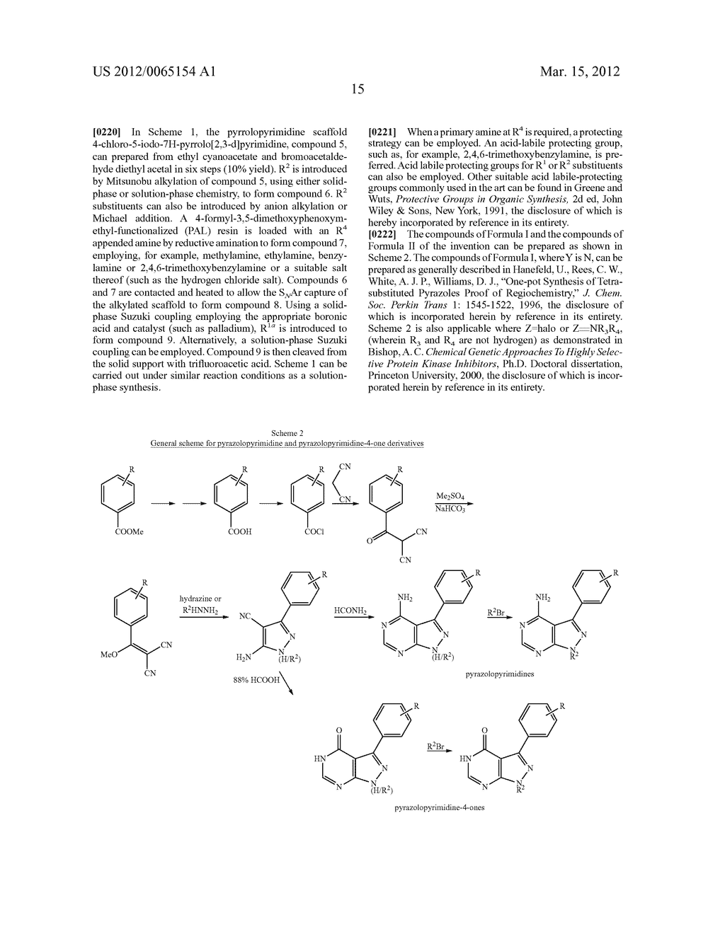 Pyrazolo Pyrimidine Derivatives and Methods of Use Thereof - diagram, schematic, and image 54