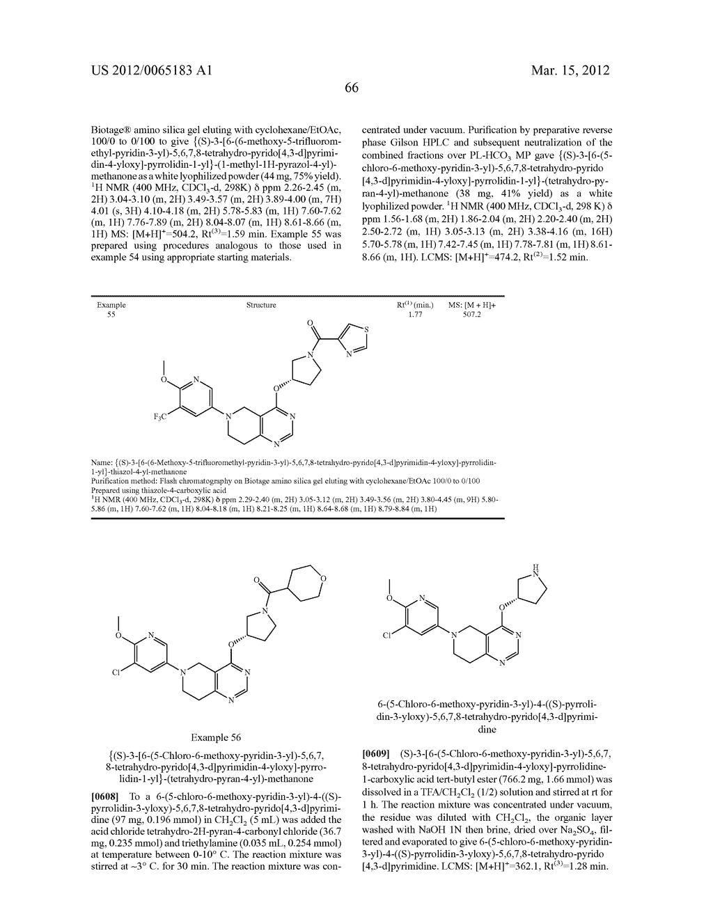 Tetrahydro-Pyrido-Pyrimidine Derivatives - diagram, schematic, and image 72