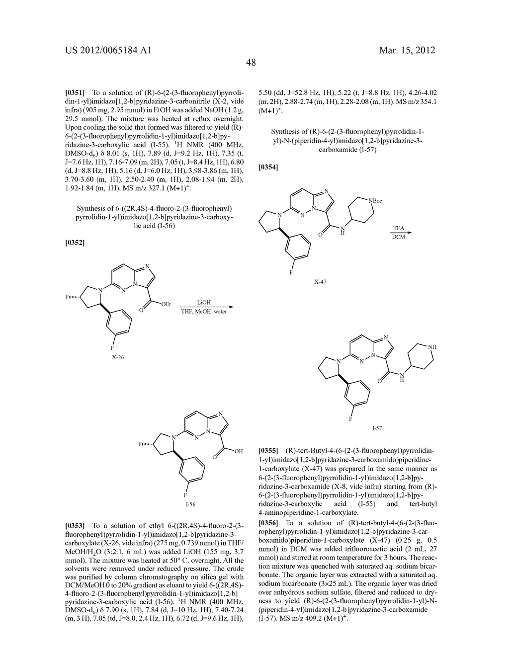 COMPOUNDS AND COMPOSITIONS AS TRK INHIBITORS - diagram, schematic, and image 49