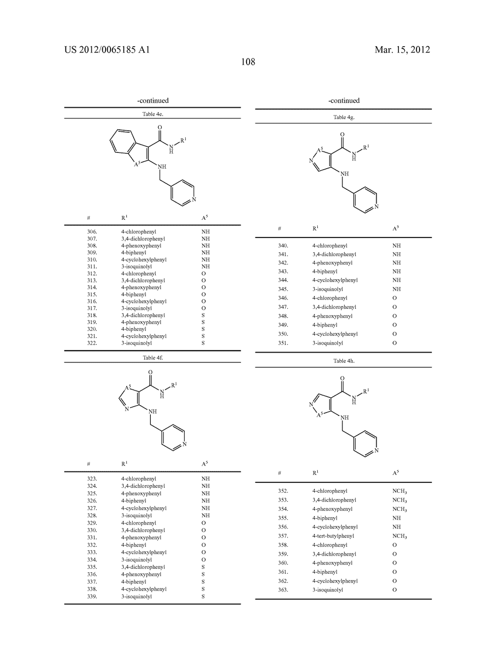 SUBSTITUTED ALKYLAMINE DERIVATIVES AND METHODS OF USE - diagram, schematic, and image 109