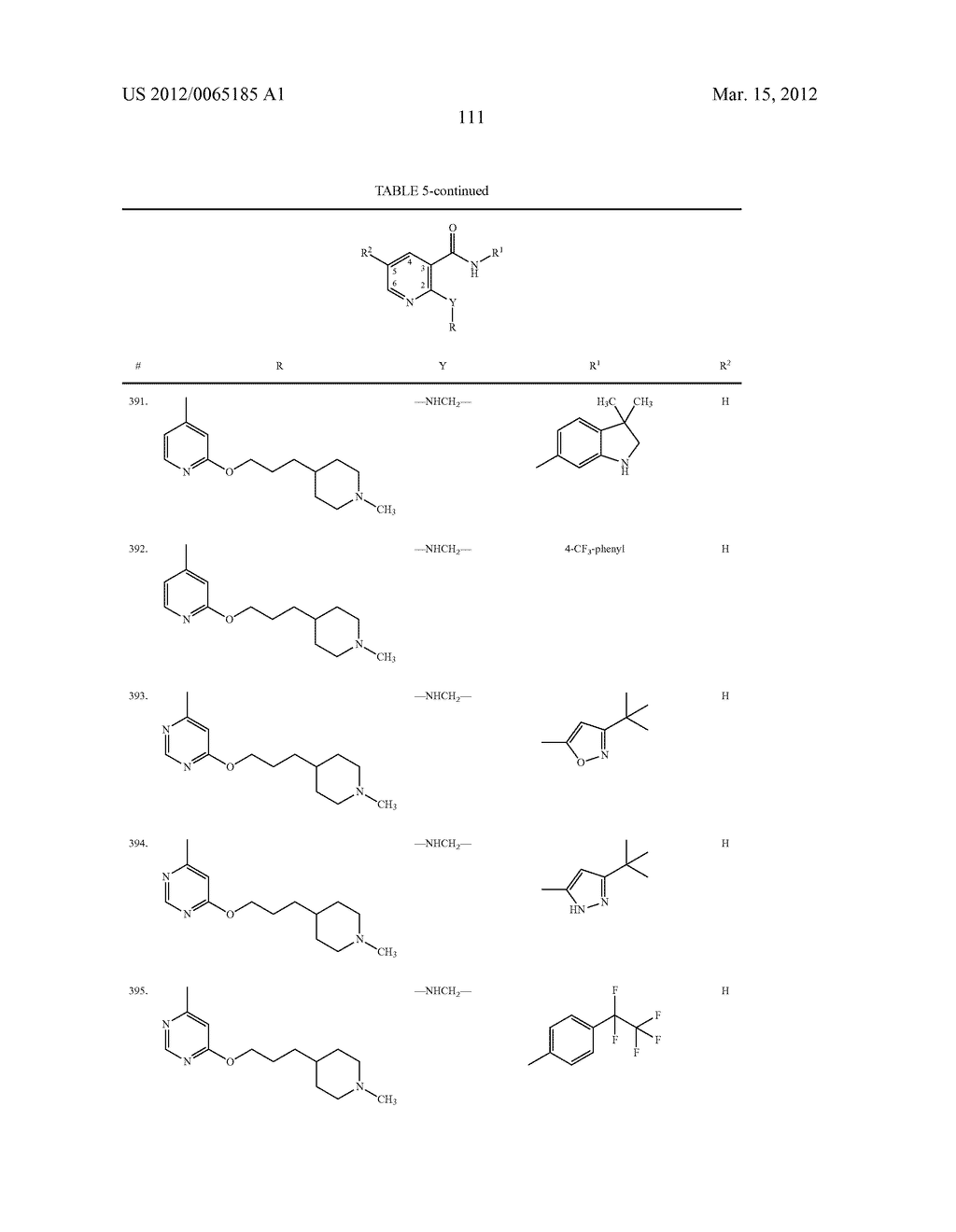 SUBSTITUTED ALKYLAMINE DERIVATIVES AND METHODS OF USE - diagram, schematic, and image 112