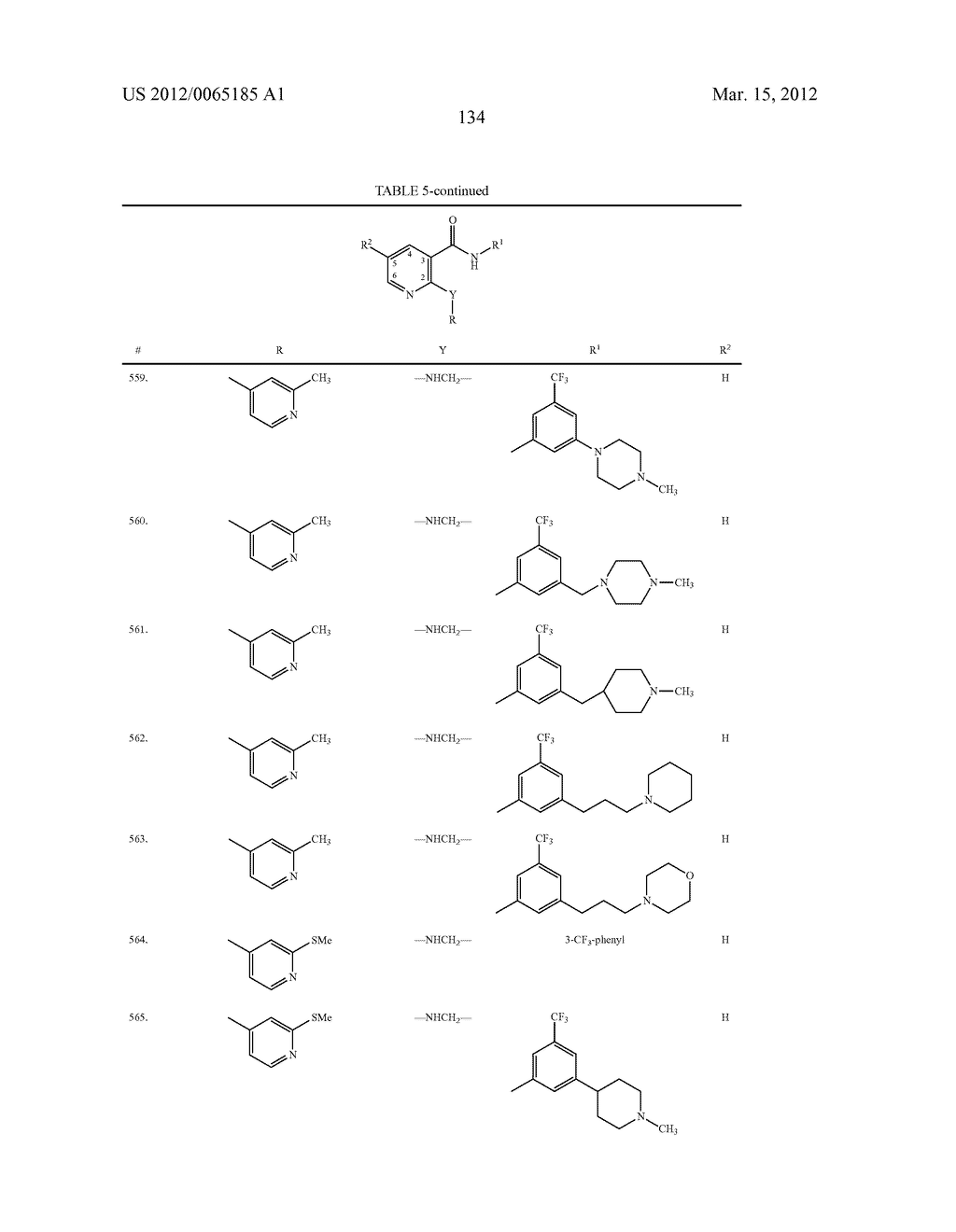 SUBSTITUTED ALKYLAMINE DERIVATIVES AND METHODS OF USE - diagram, schematic, and image 135