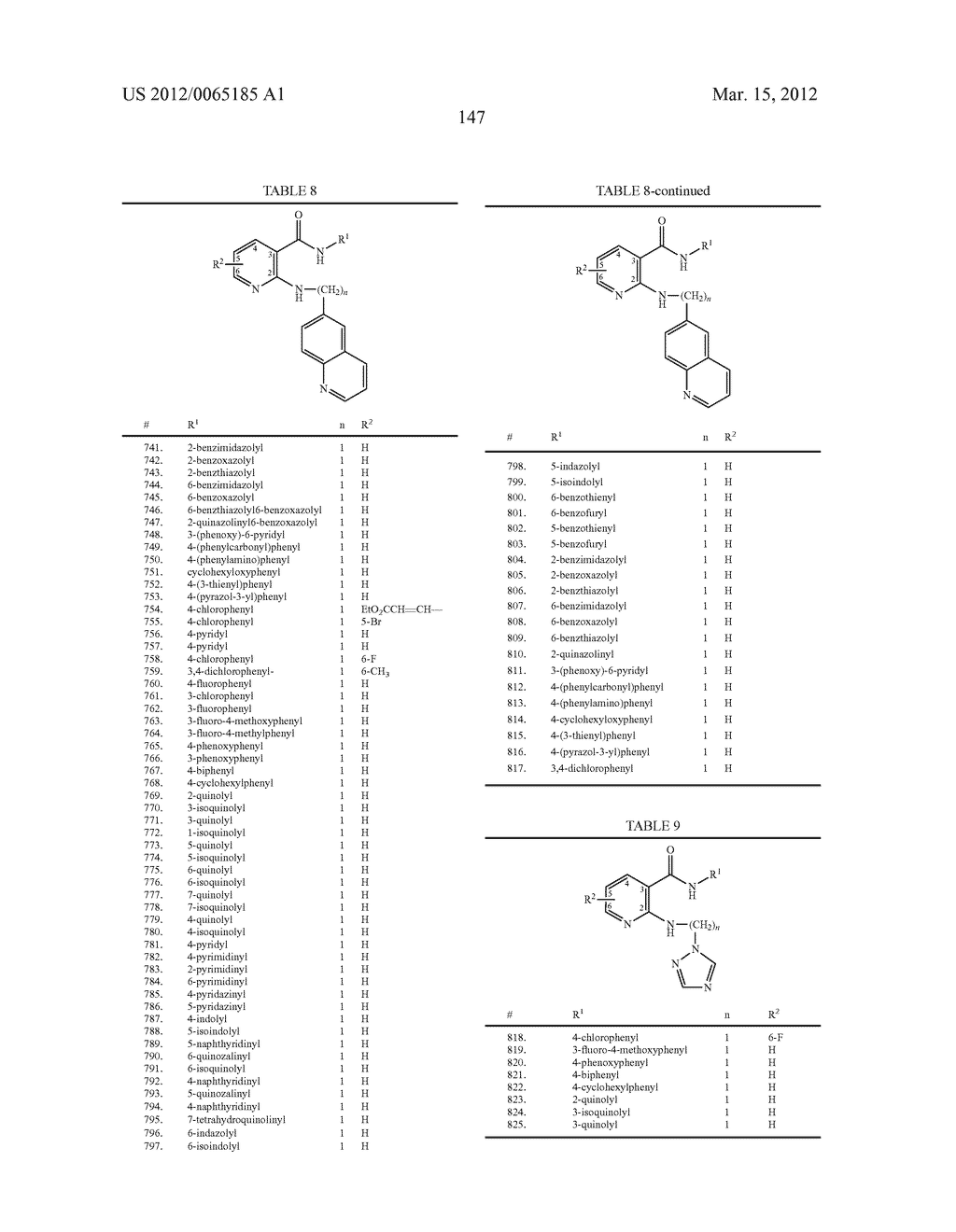 SUBSTITUTED ALKYLAMINE DERIVATIVES AND METHODS OF USE - diagram, schematic, and image 148