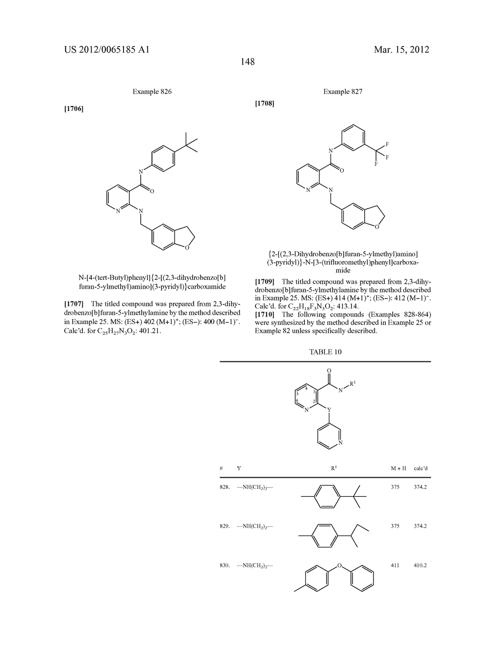 SUBSTITUTED ALKYLAMINE DERIVATIVES AND METHODS OF USE - diagram, schematic, and image 149