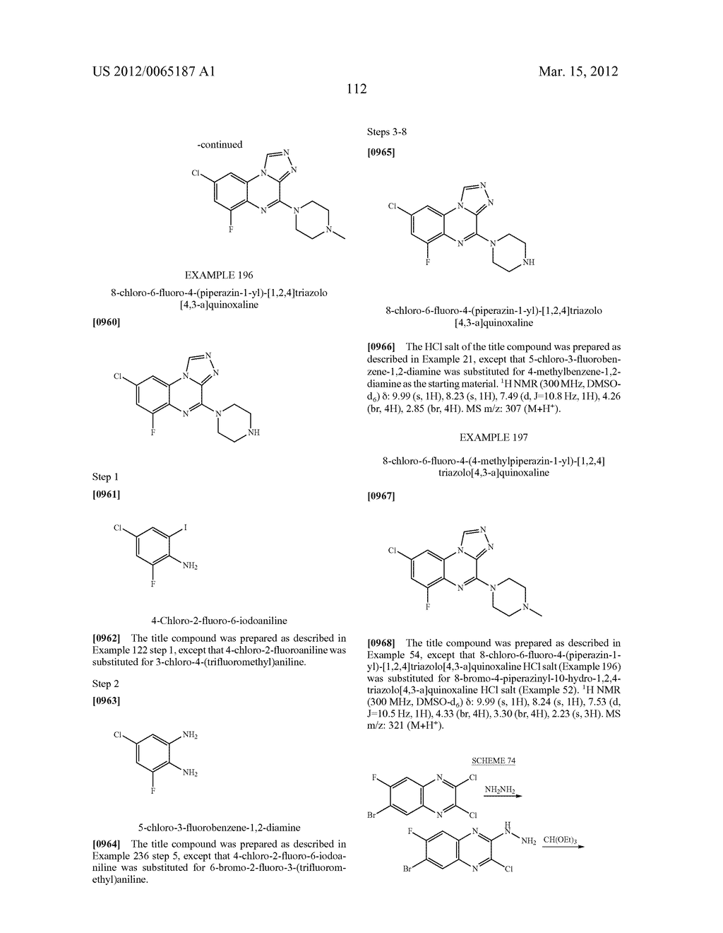 HETEROCYCLIC INHIBITORS OF HISTAMINE RECEPTORS FOR THE TREATMENT OF     DISEASE - diagram, schematic, and image 113