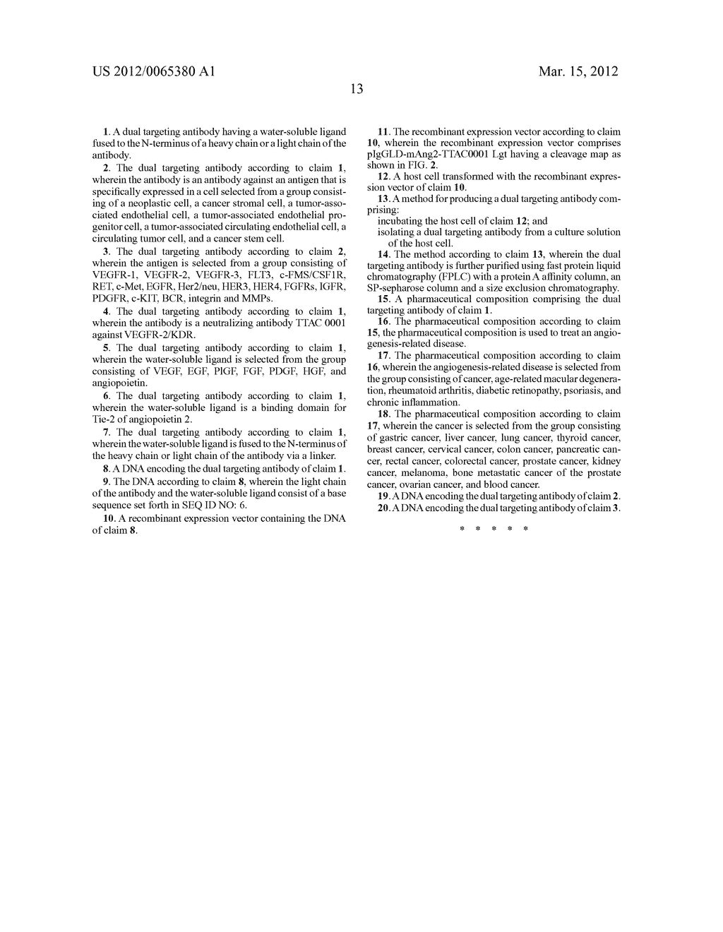 DUAL TARGETING ANTIBODY OF NOVEL FORM, AND USE THEREOF - diagram, schematic, and image 23