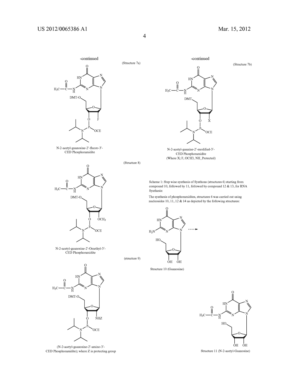 SYNTHESIS OF LABILE BASE PROTECTED - MODIFIED DEOXY & MODIFIED RIBO     NUCLEOSIDES, CORRESPONDING PHOSPHORAMIDITES AND SUPPORTS AND THEIR USE IN     HIGH PURITY OLIGONUCLEOTIDE SYNTHESIS - diagram, schematic, and image 22