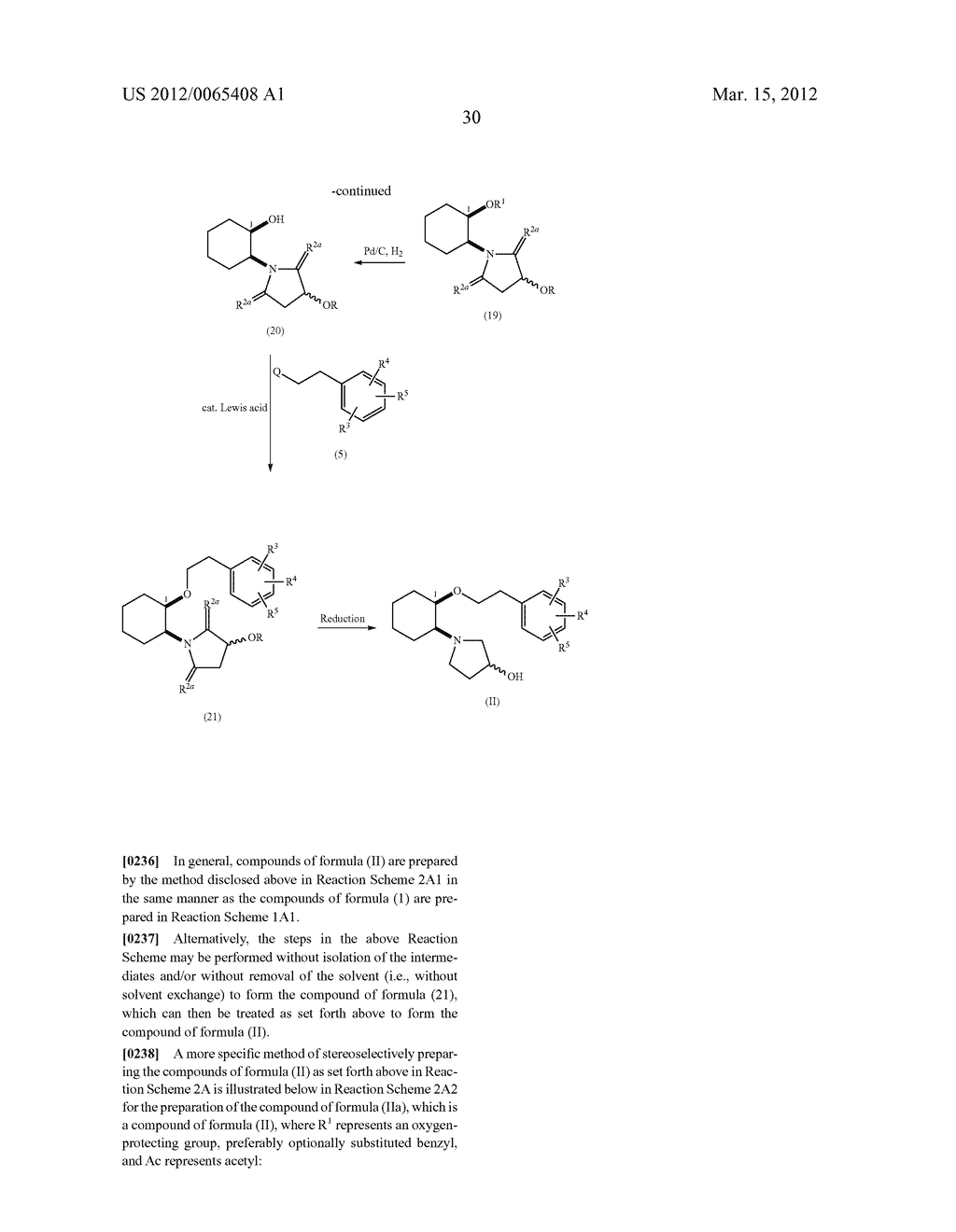 SYNTHETIC PROCESSES FOR THE PREPARATION OF AMINOCYCLOHEXYL ETHER COMPOUNDS - diagram, schematic, and image 31