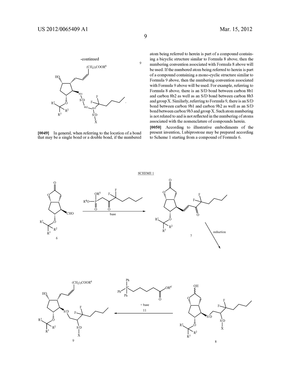 METHODS OF MAKING LUBIPROSTONE AND INTERMEDIATES THEREOF - diagram, schematic, and image 10