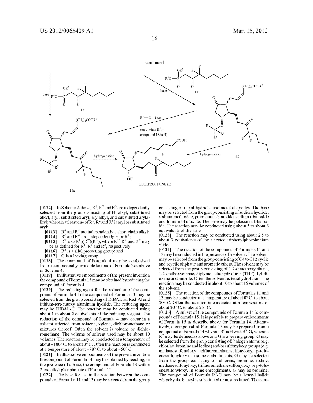 METHODS OF MAKING LUBIPROSTONE AND INTERMEDIATES THEREOF - diagram, schematic, and image 17