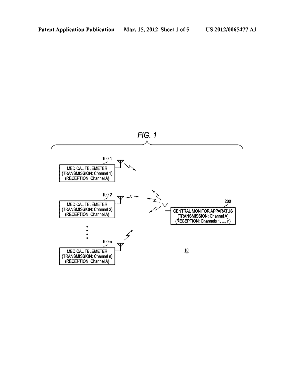 MEDICAL TELEMETRY SYSTEM AND MEDICAL TELEMETER - diagram, schematic, and image 02