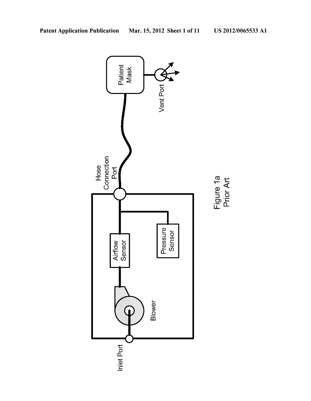 Positive Airway Pressure System and Method - diagram, schematic, and image 02