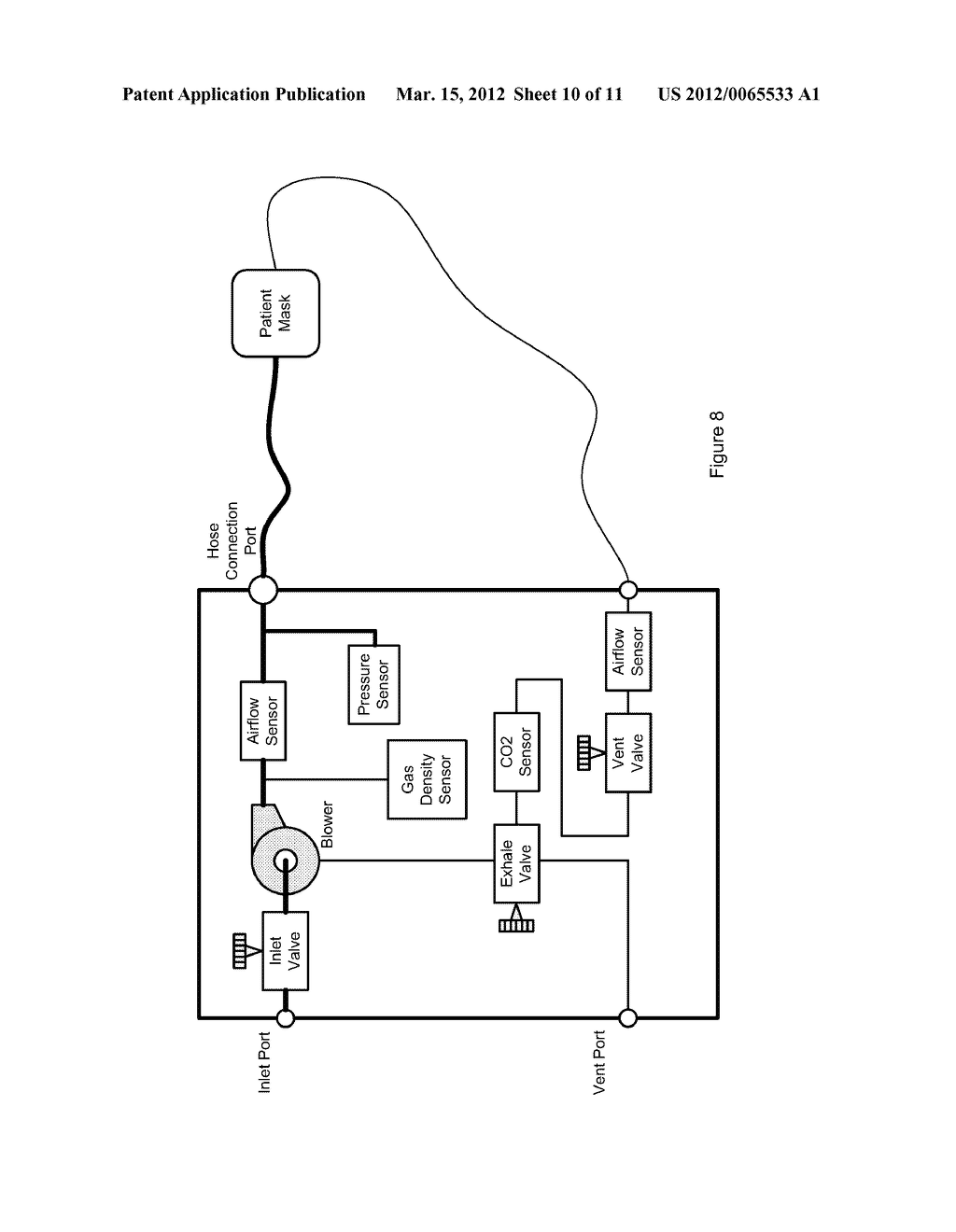 Positive Airway Pressure System and Method - diagram, schematic, and image 11