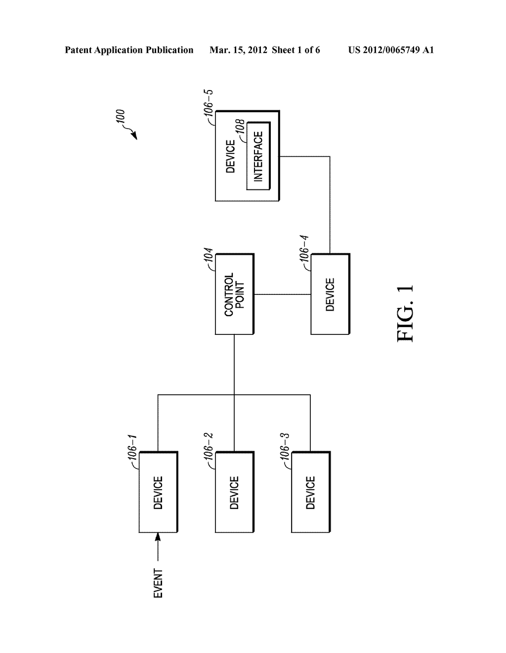 Display of Devices on an Interface based on a Contextual Event - diagram, schematic, and image 02